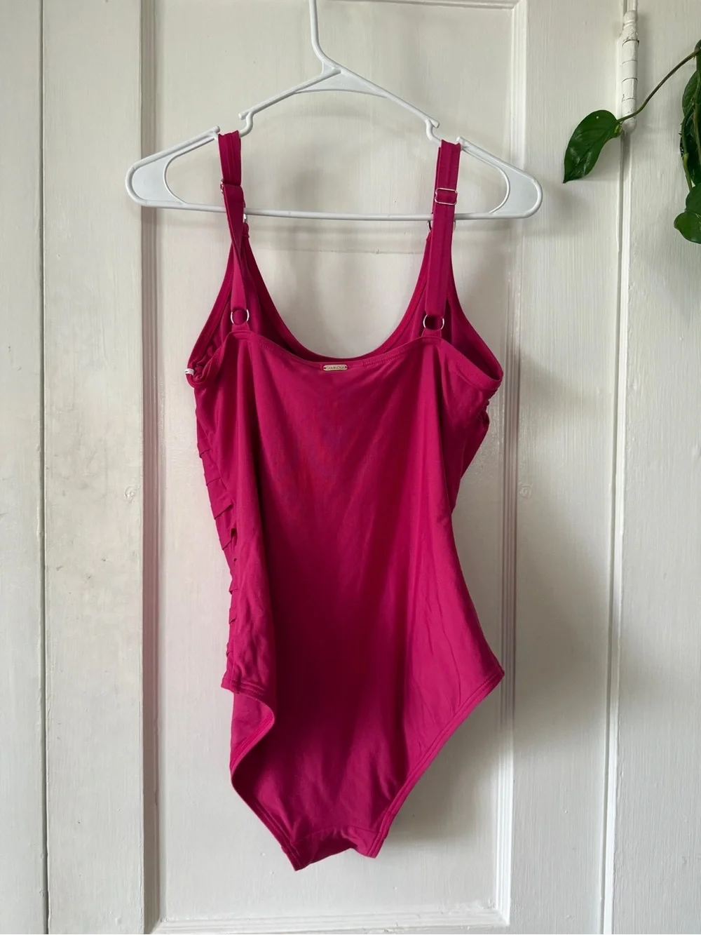 Calvin Klein Hot Pink One-Piece Swimsuit size 12